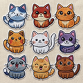 Cute Cats Embroidery Design – Cat Machine Embroidery File (DST, PES, JEF, EXP, VP3) Abonnez-vous et recevez toutes les mises à jour de ce produit.